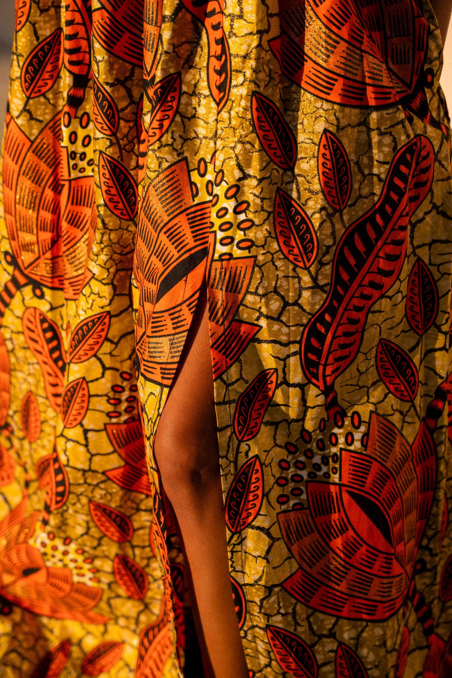 Robe infinie en Wax: "AURA"