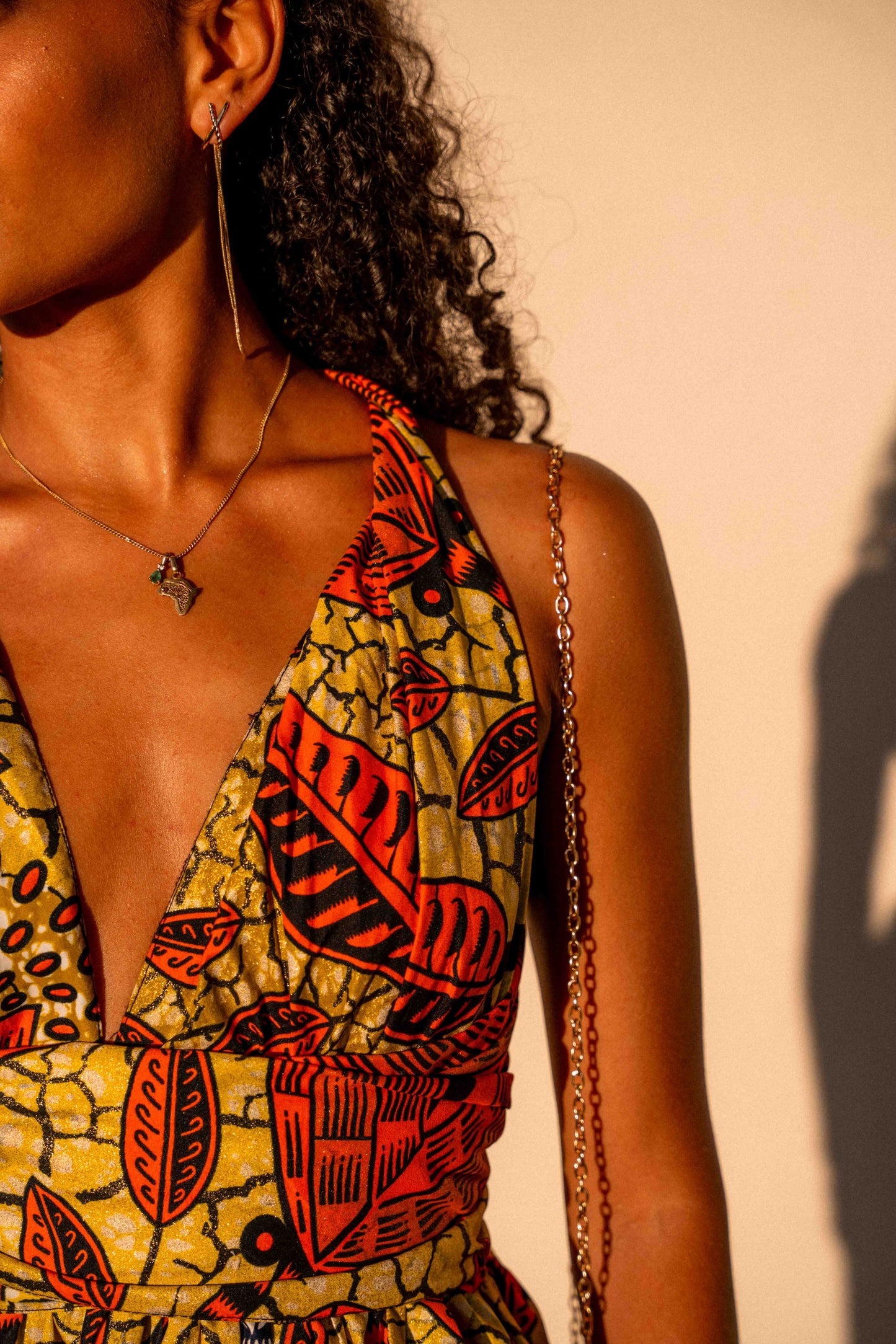 Robe infinie en Wax: "AURA"